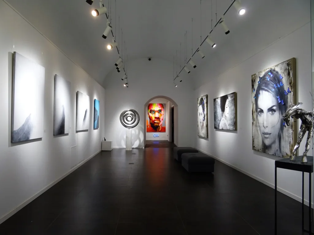 Artes em exposição no museu