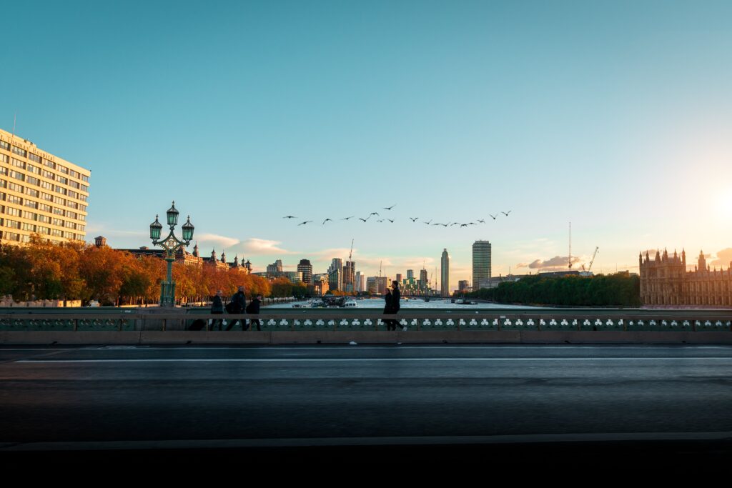 Como é Londres em Julho